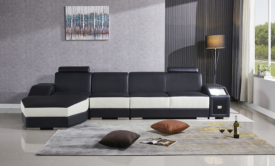 Duncan - Leather Sofa Lounge Set